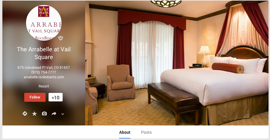 Google Plus Local Layout