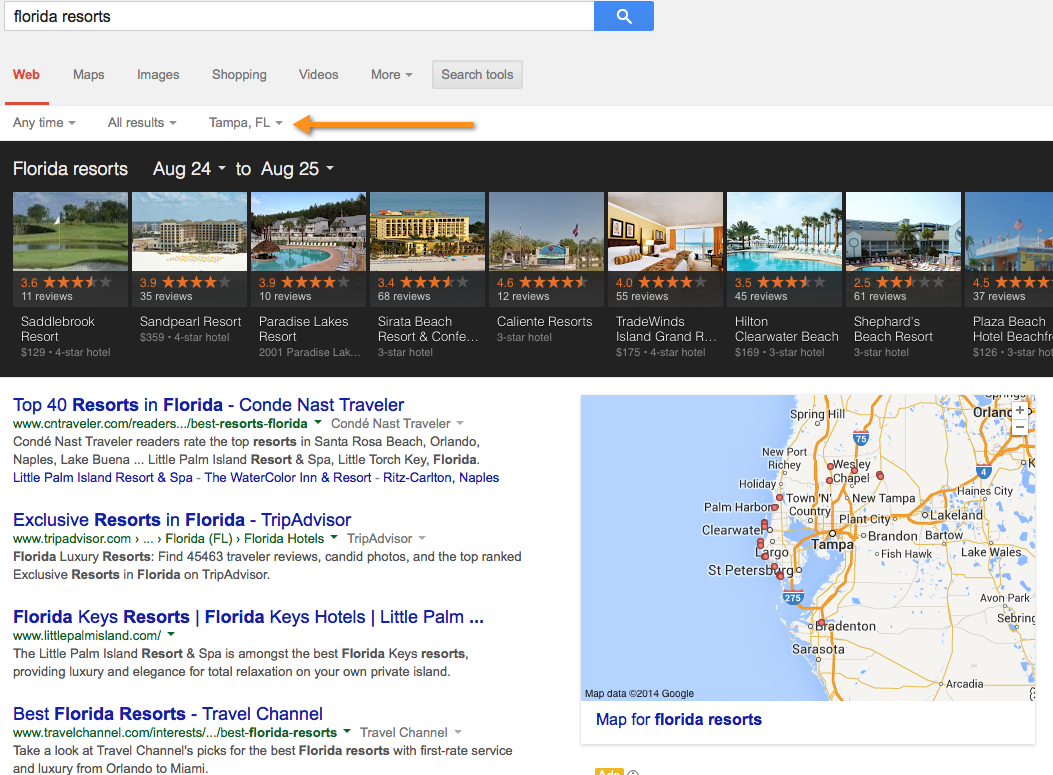 State Level Google Carousel FL