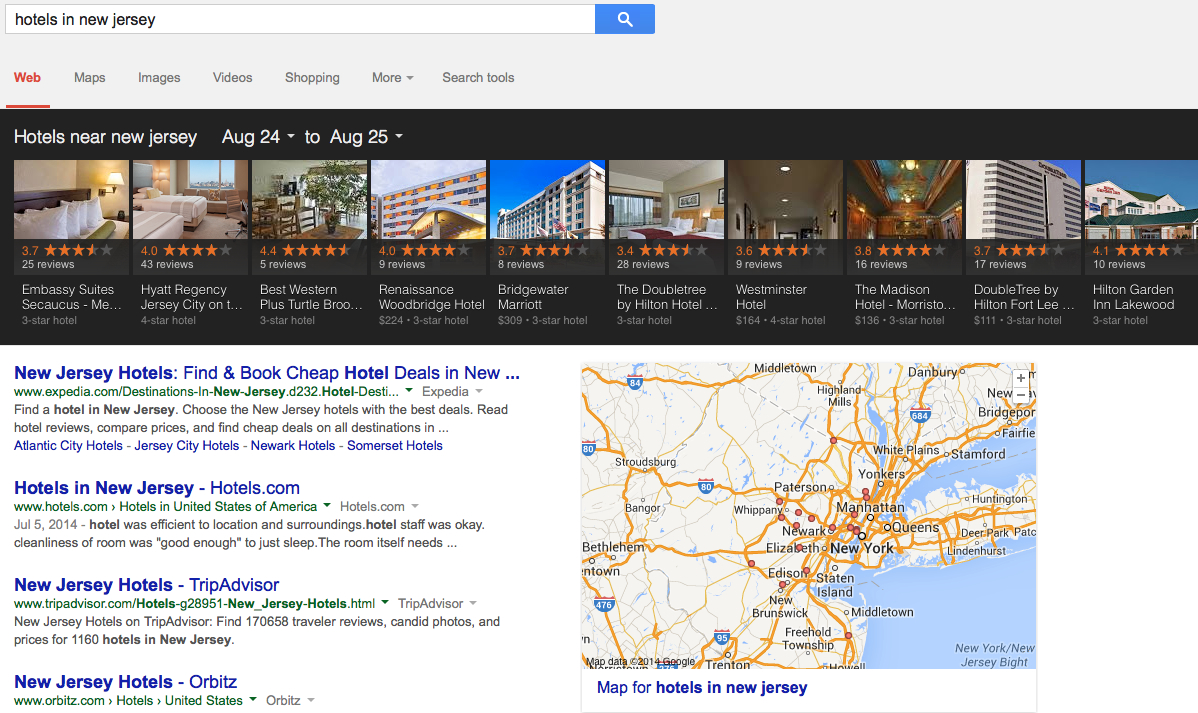 State Level Google Carousel NJ