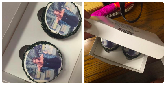 hotel personalization custom cupcakes