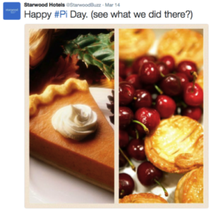Starwood Hotel Twitter