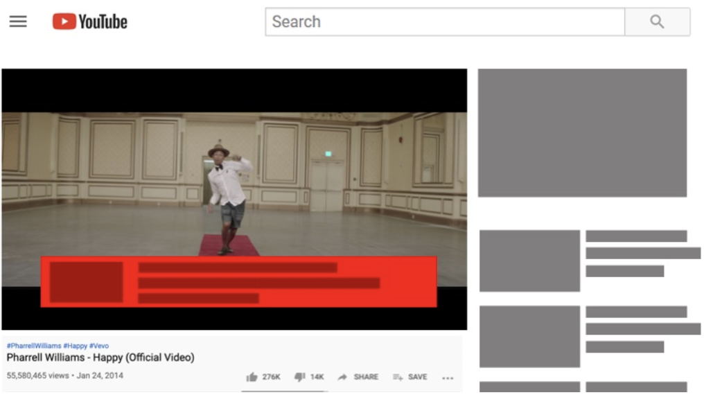 screenshot of a youtube ad