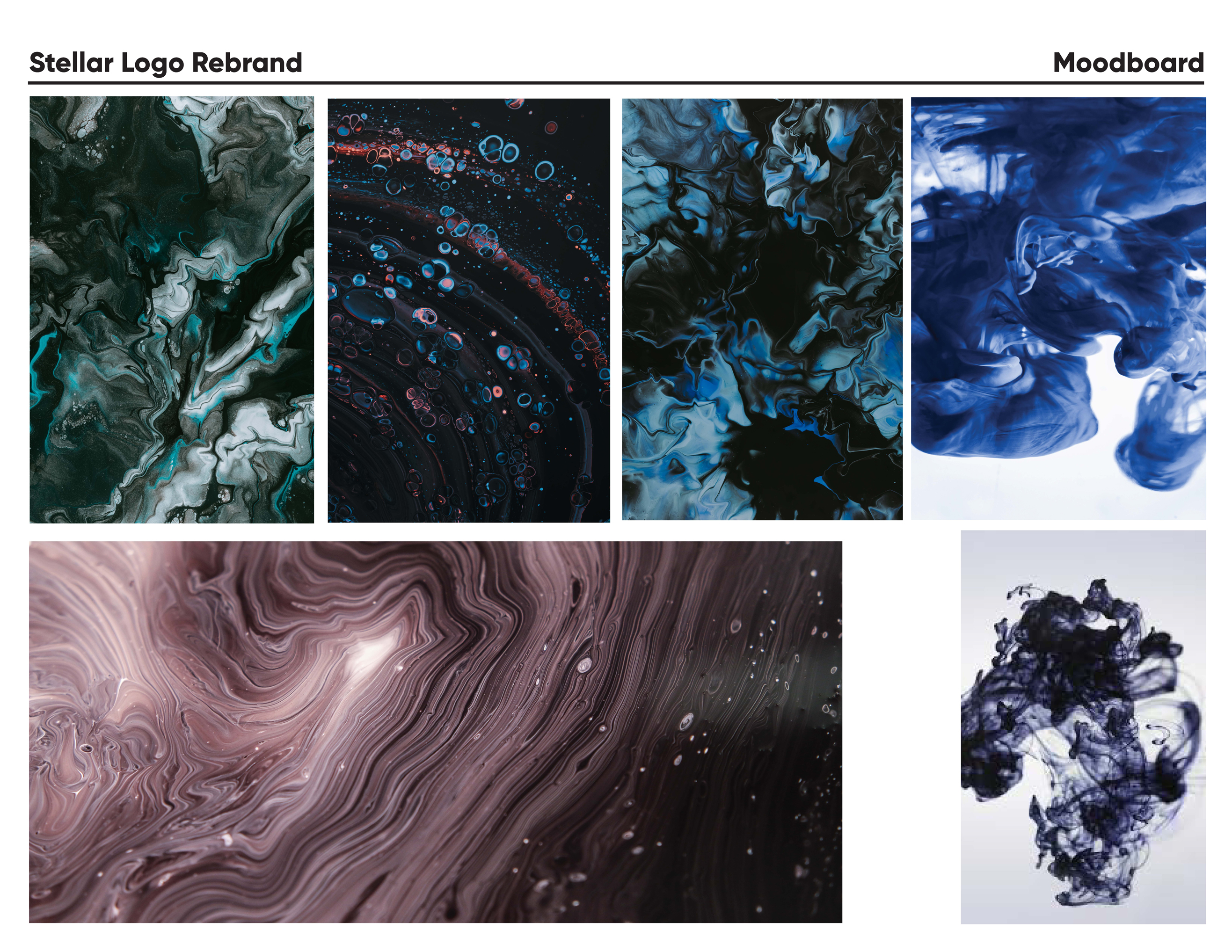 Moodboard for Stellar Logo Redesign