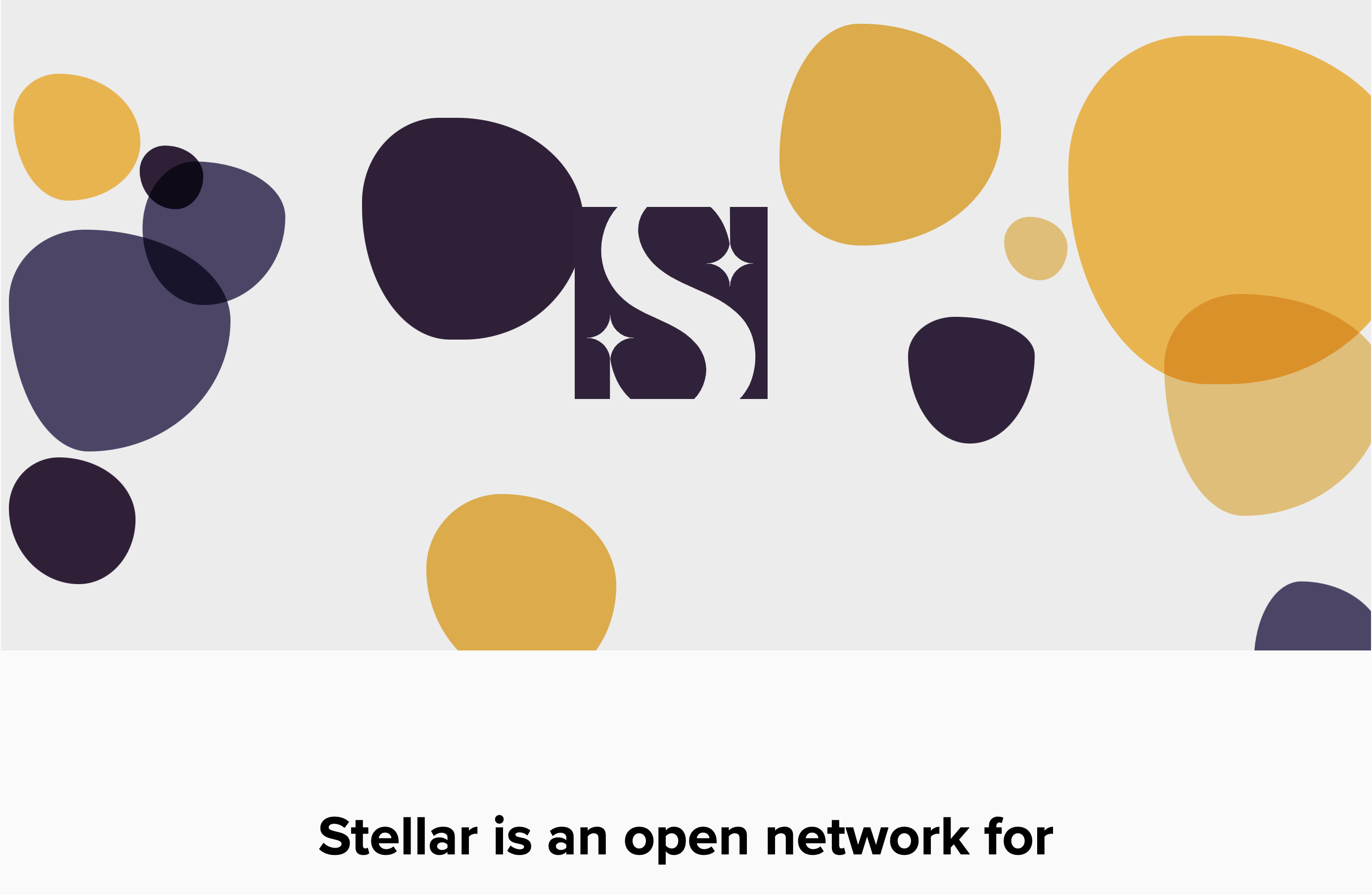 Screenshot of the hypothetical Stellar Website