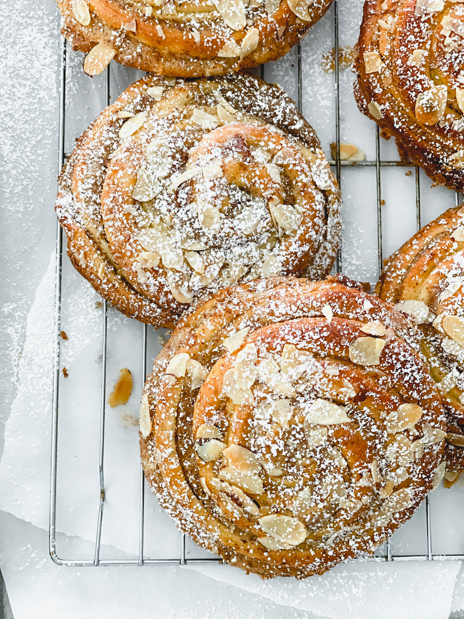 Almond Cream Brioche Buns