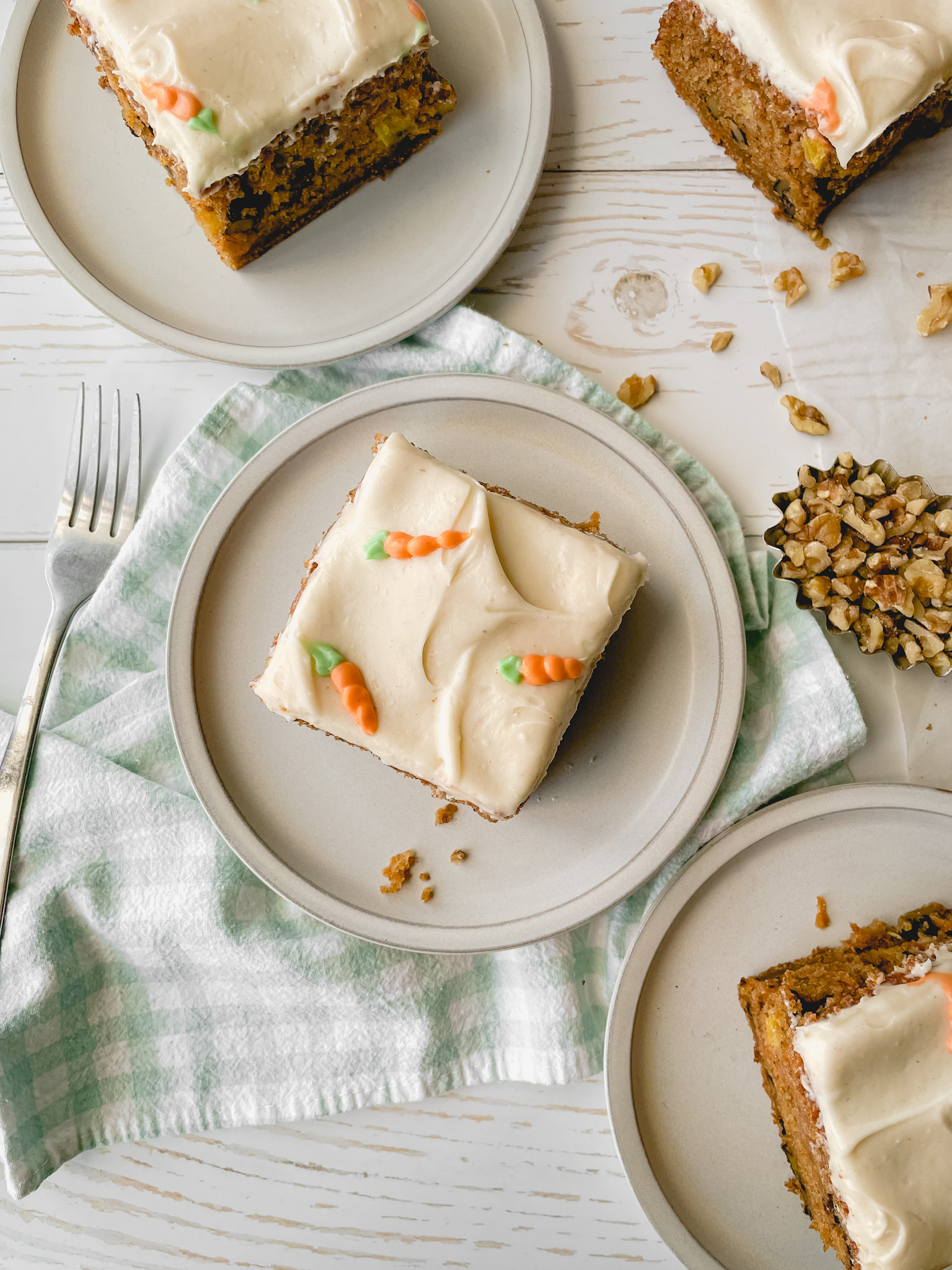 Carrot Snack Cake with Brown Butter Cream Cheese Frosting