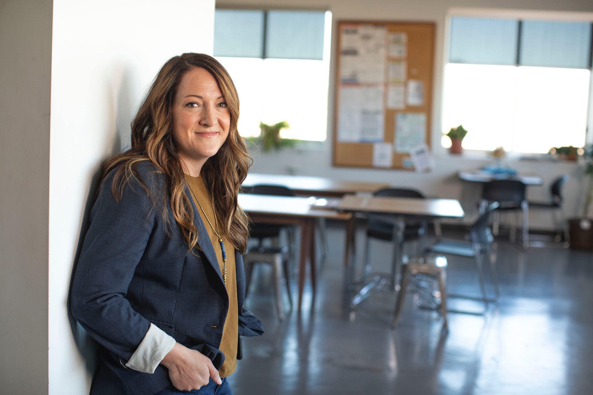 Youthful female accountant