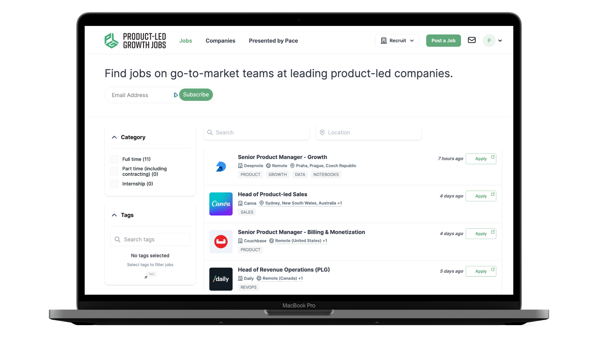 Find productled growth jobs Introducing the PLG Jobs Board Pace
