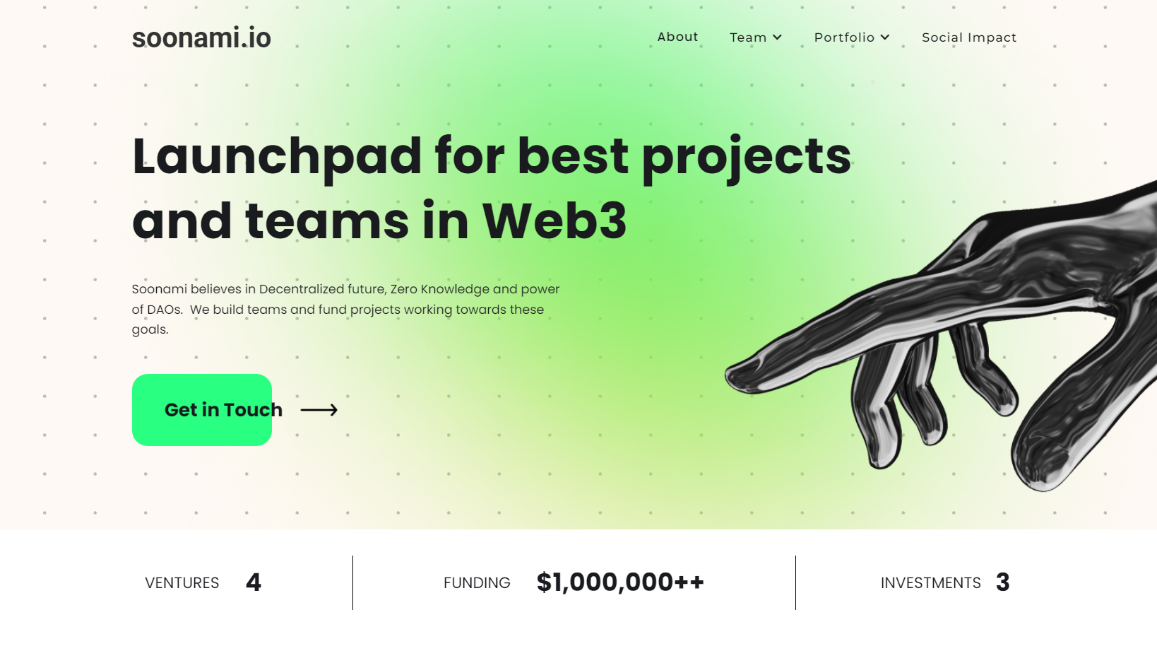 soonami.io | Launchpad for projects and teams in Web3