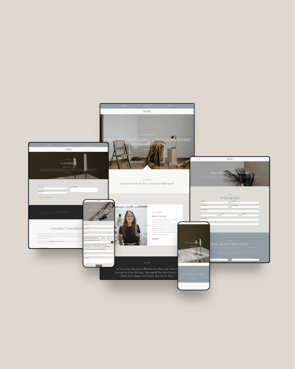 Search & Grow Dubsado poposal template