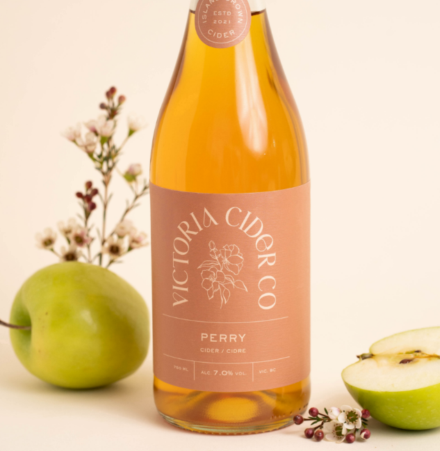 A bottle of cider from Victoria Cider Co.