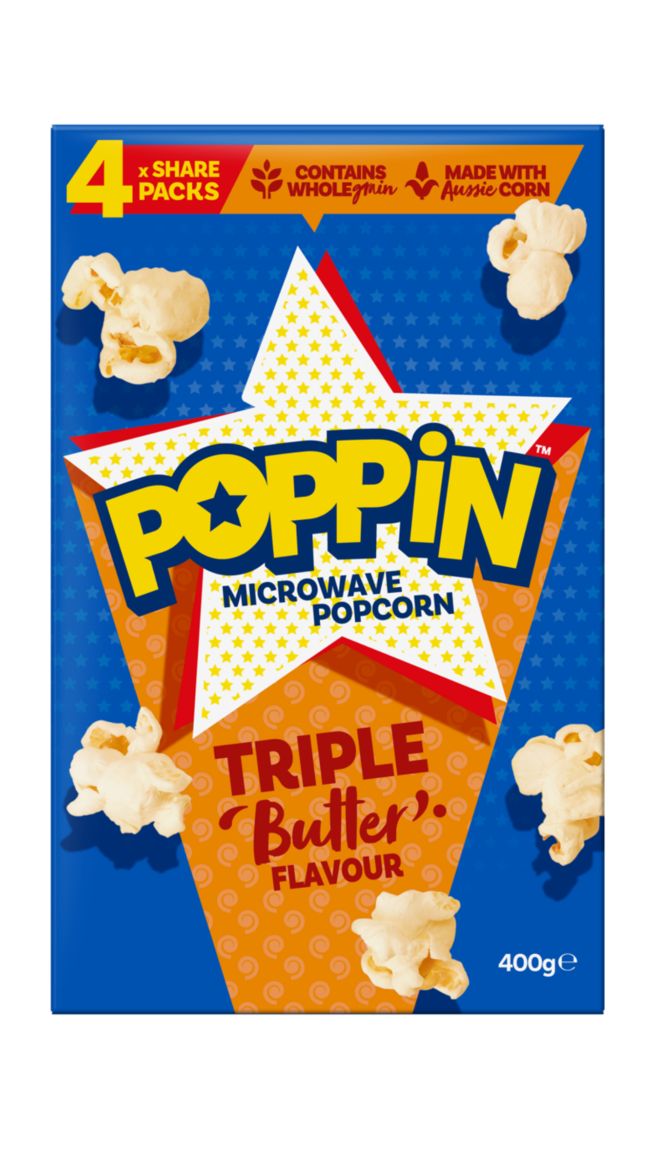 Poppin Popcorn Triple Butter Multipack