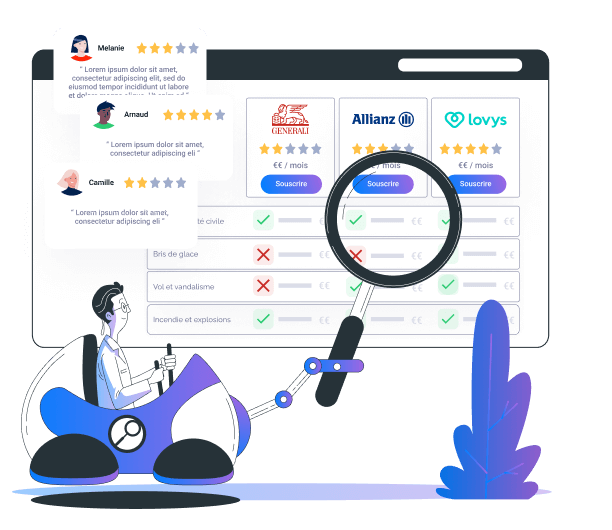 Comparer assurances prix, garanties et avis clients