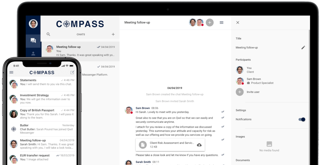 Qwil Messenger screenshot