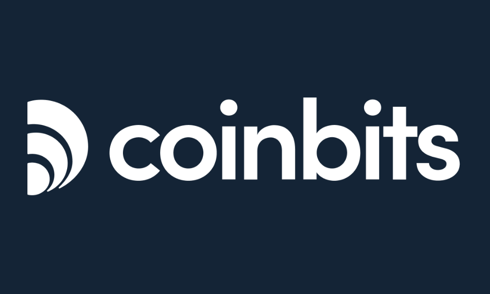 Coinbits white logo