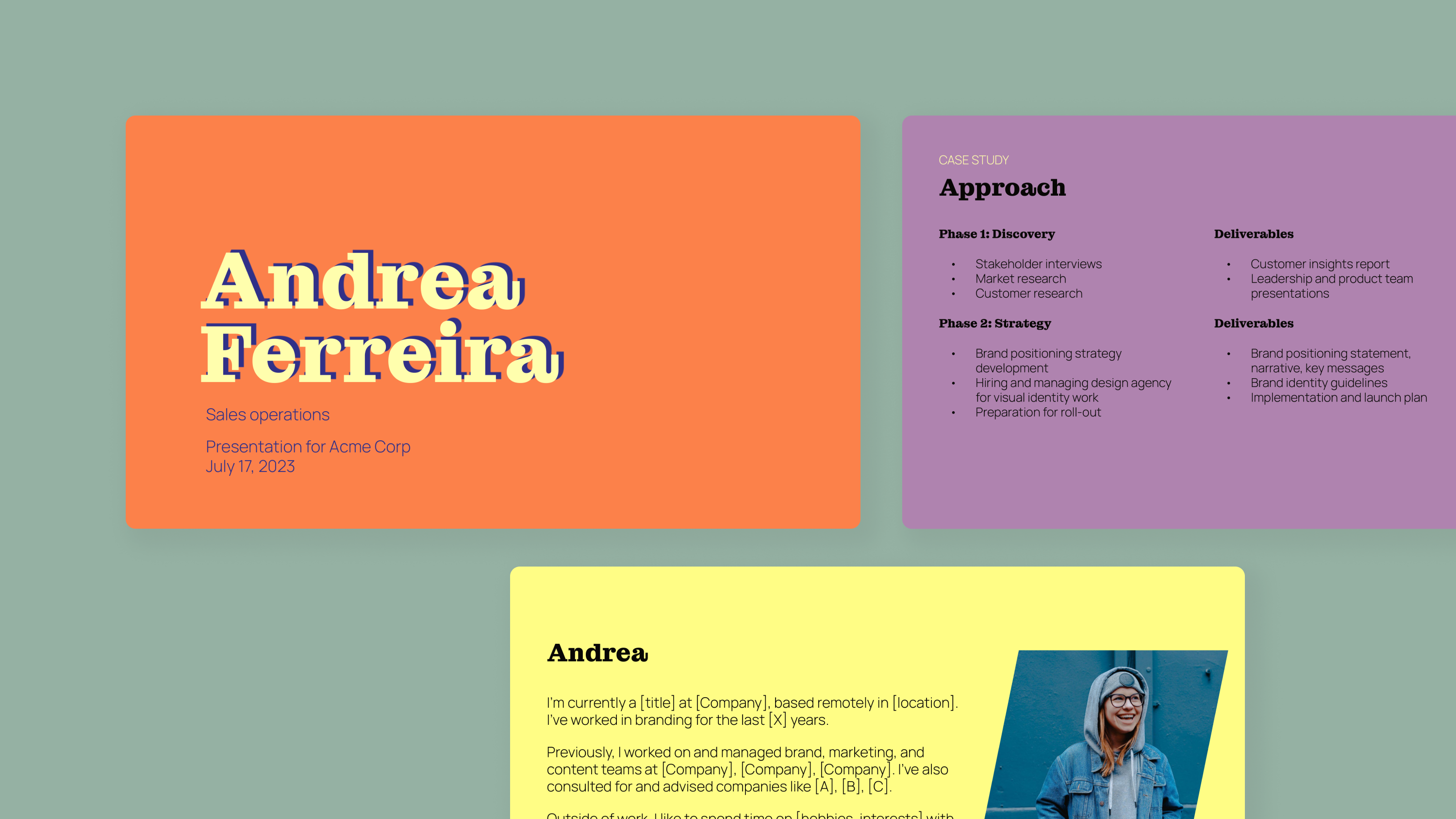 Bold Job Interview And Case Study Free Template By Plus