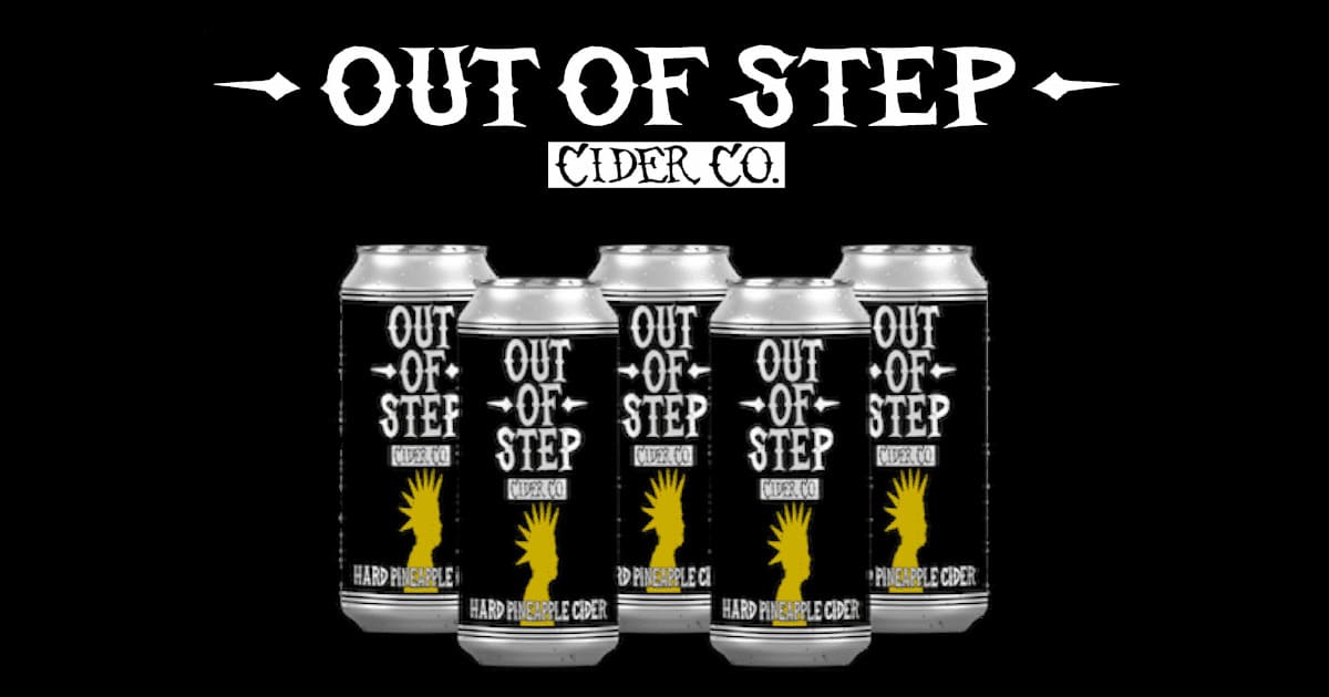 Pineapple Hard Cider Out of Step Cider Co.