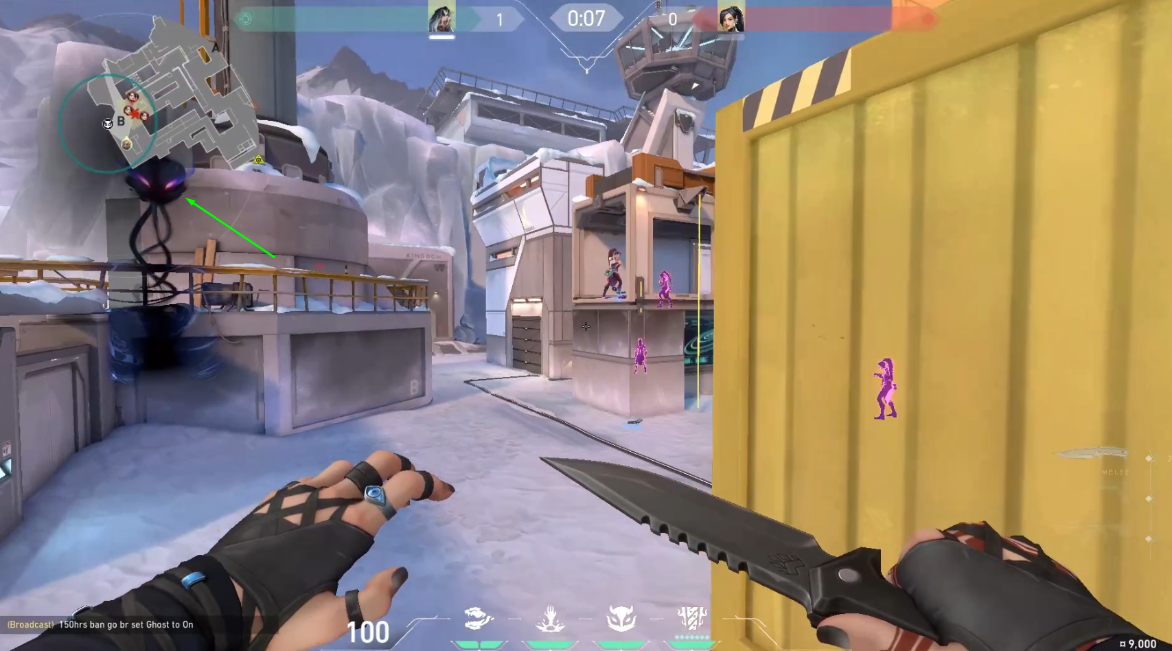 B Site Haunt Attacking Fade