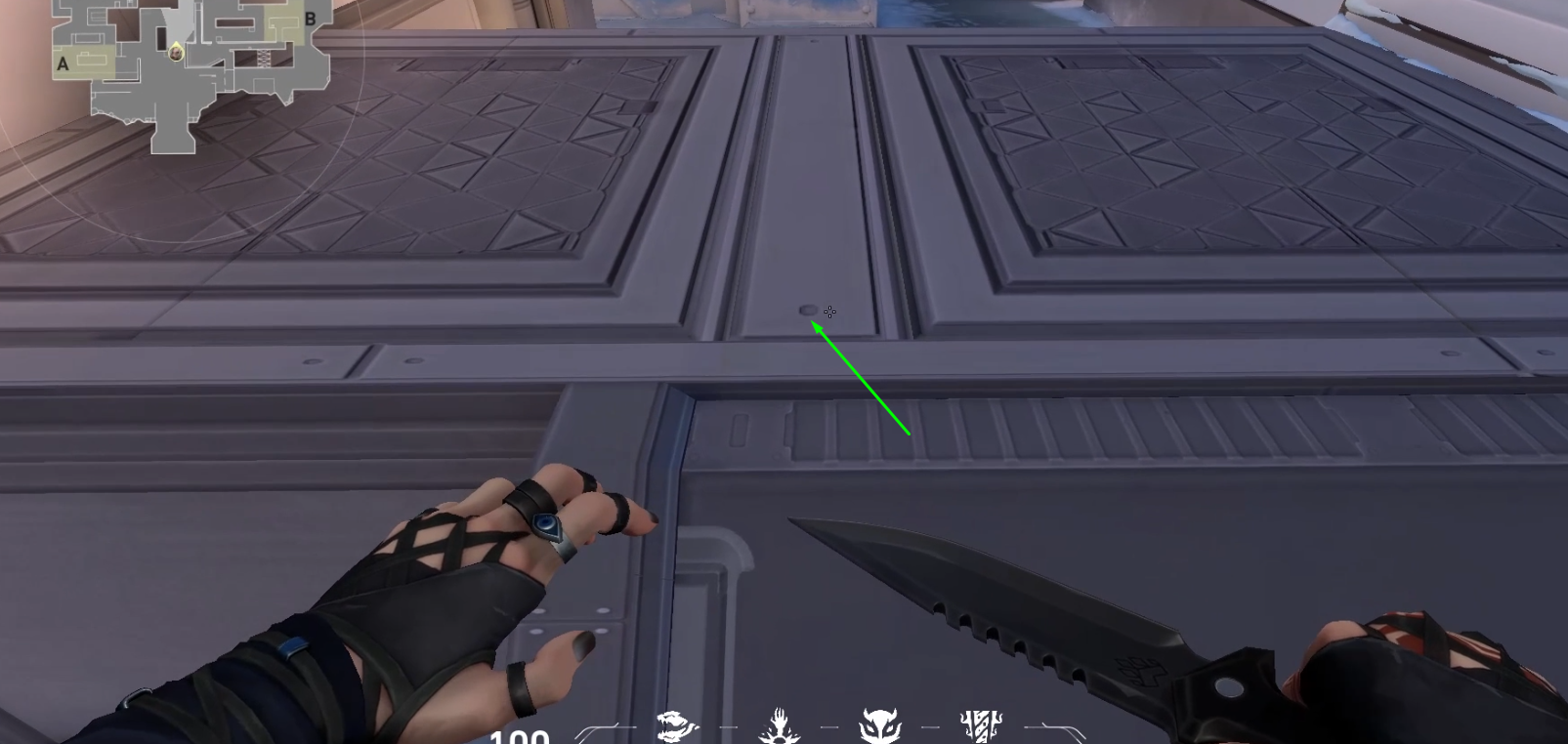 Defending B Site With Fade on Icebox