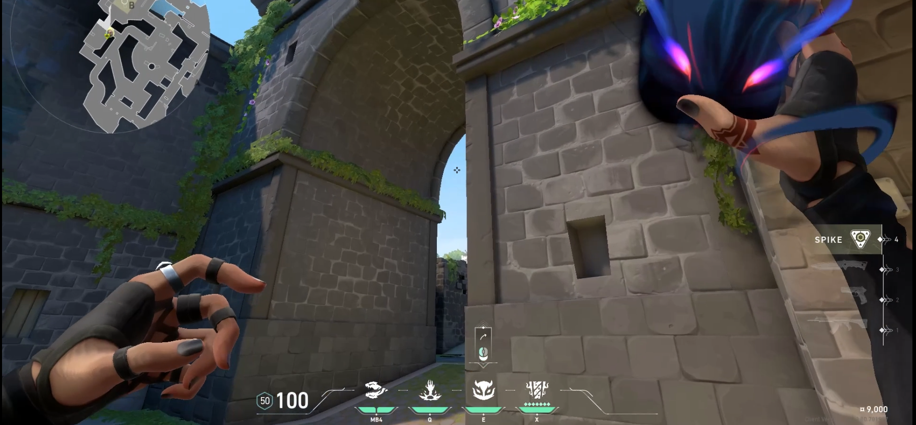 Attacking B Site With Fade on Breeze