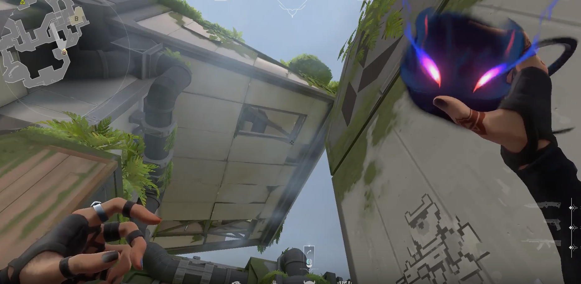Attacking B Site With Fade on Fracture Haunt