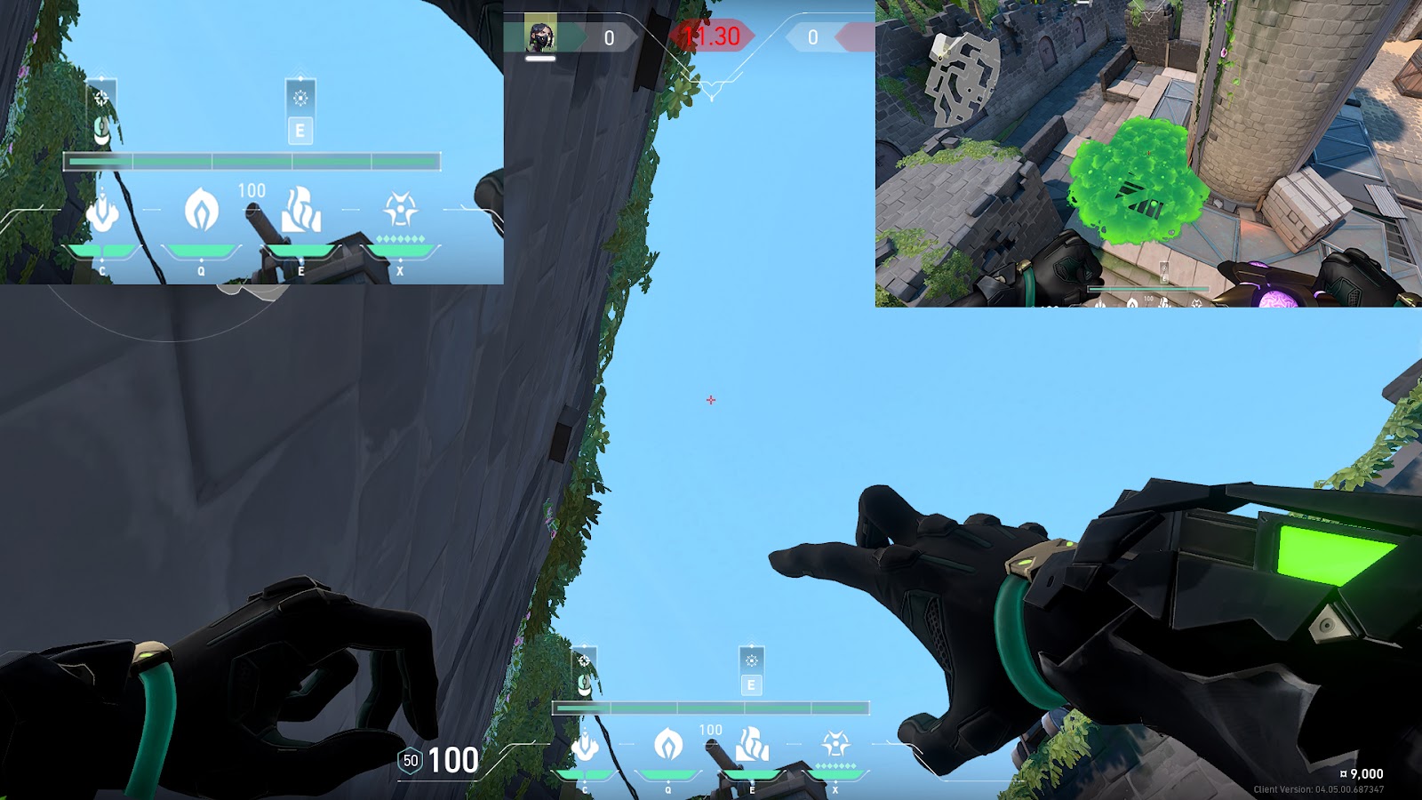 Attacking B Site With Viper on Breeze