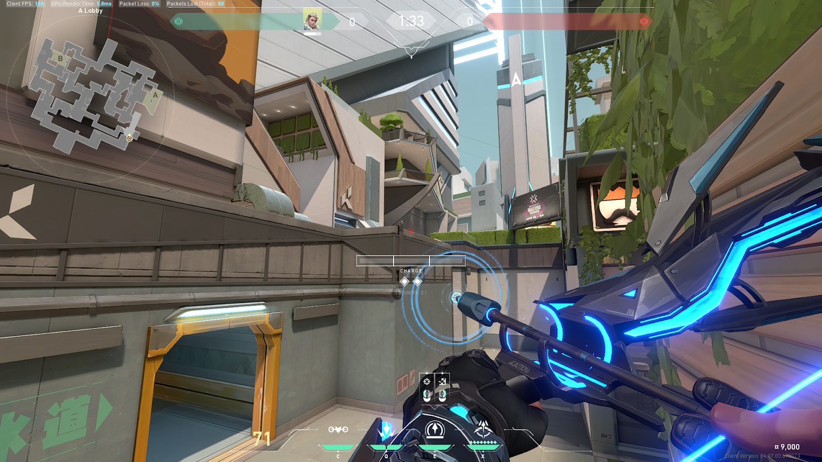 land at the top of A Ramps