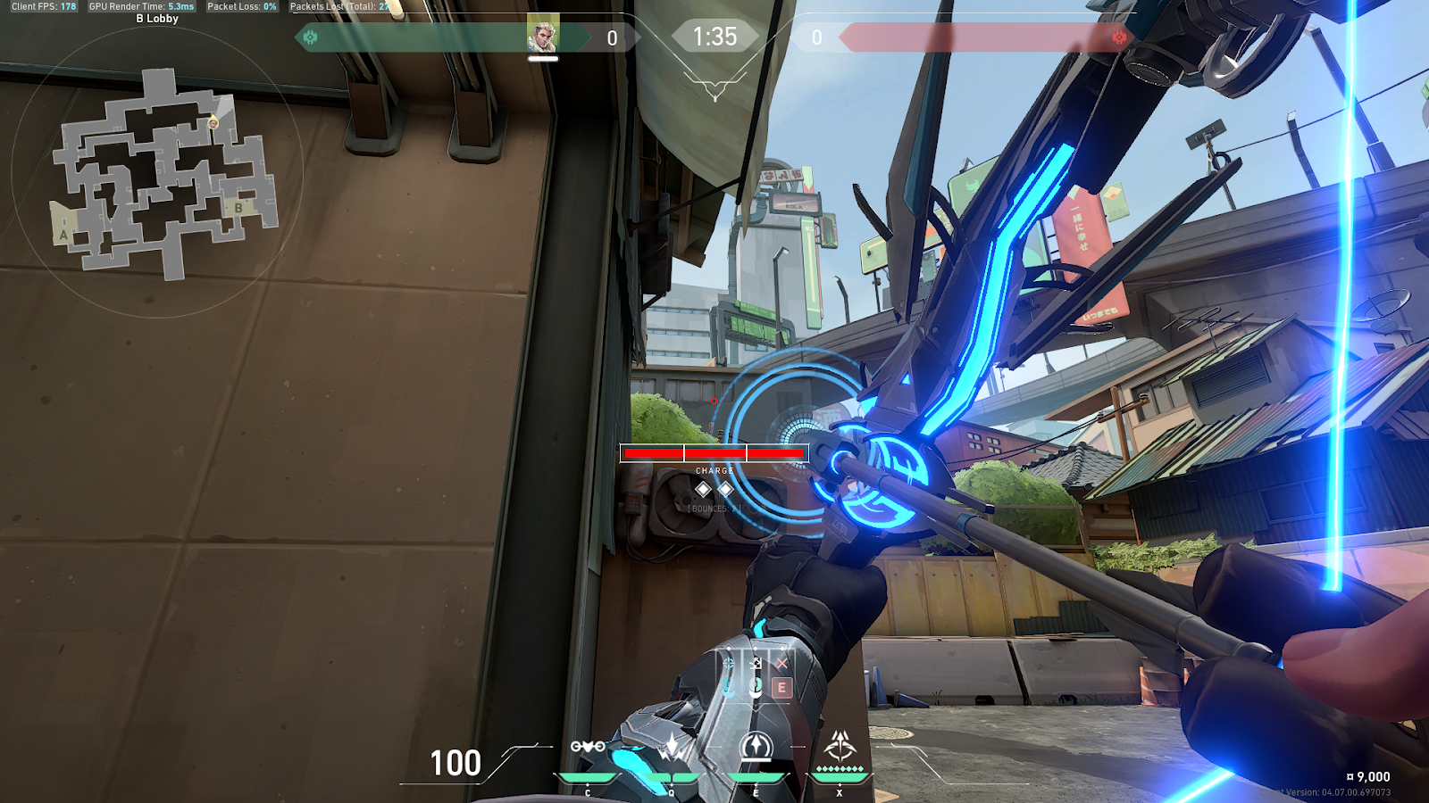 Attacking B Site With Sova on Split