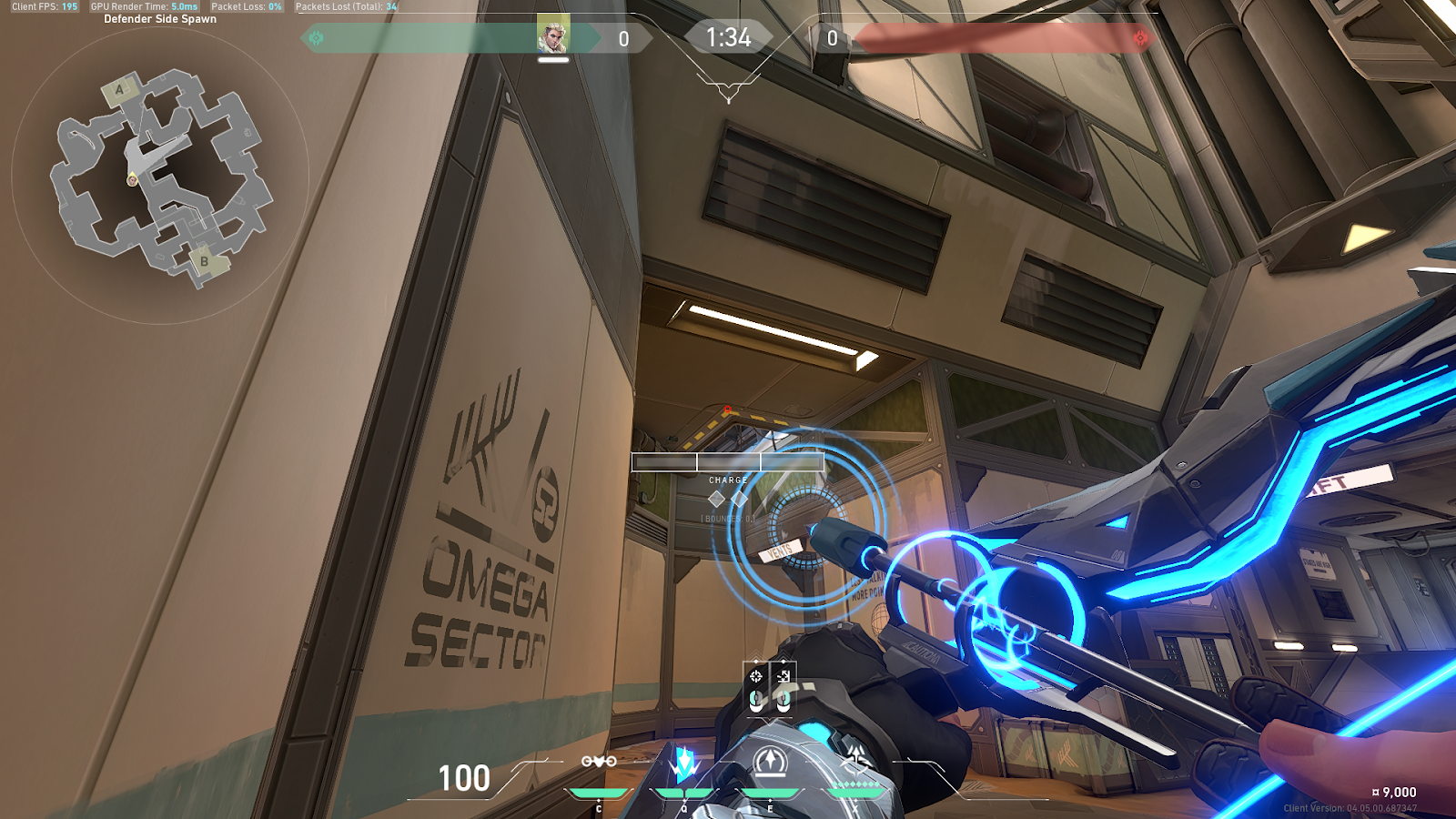 scouting any enemy agents playing behind the boxes in A Hell, A Heaven and on A Site