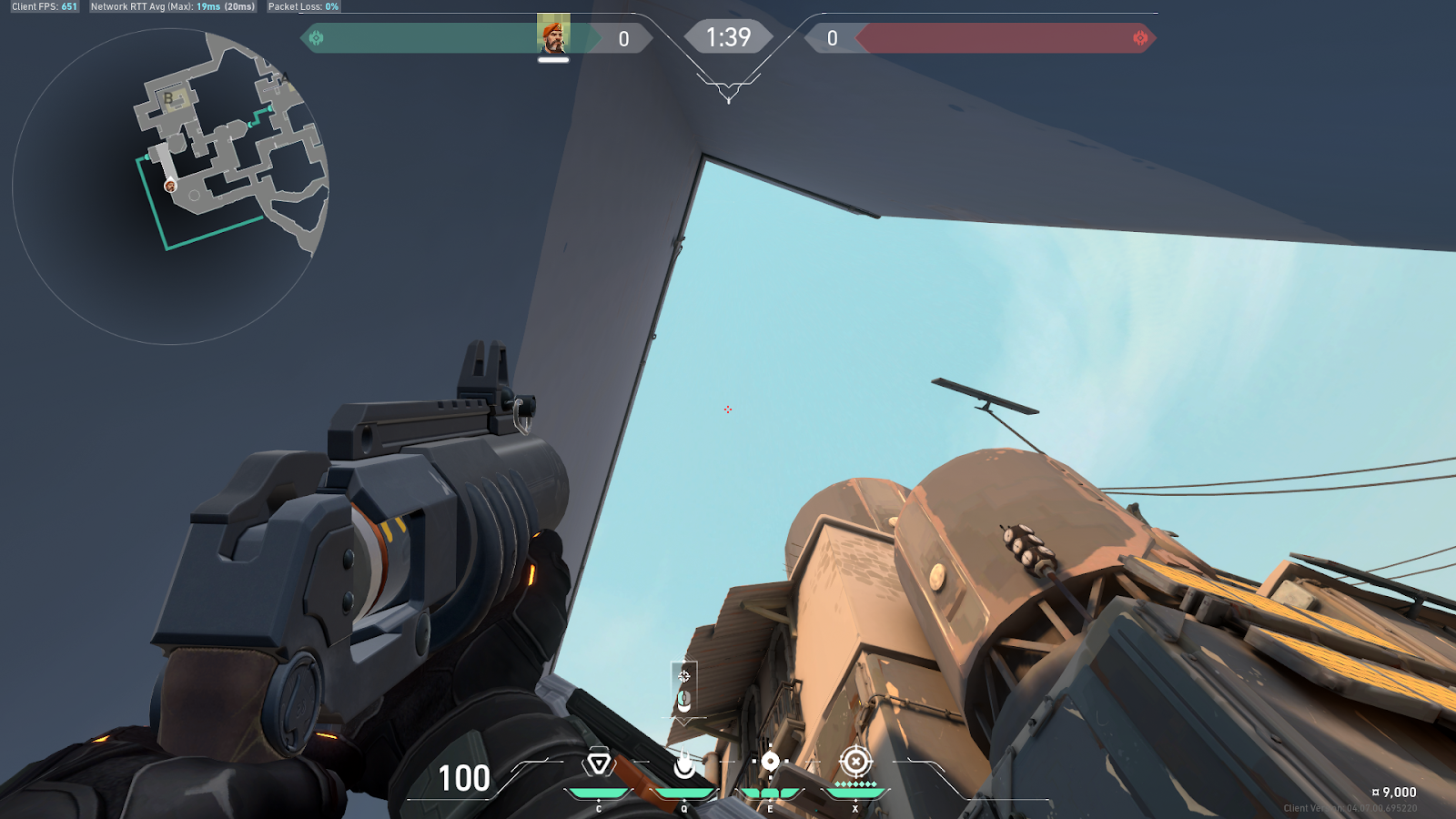 attacking one of the default plant spots