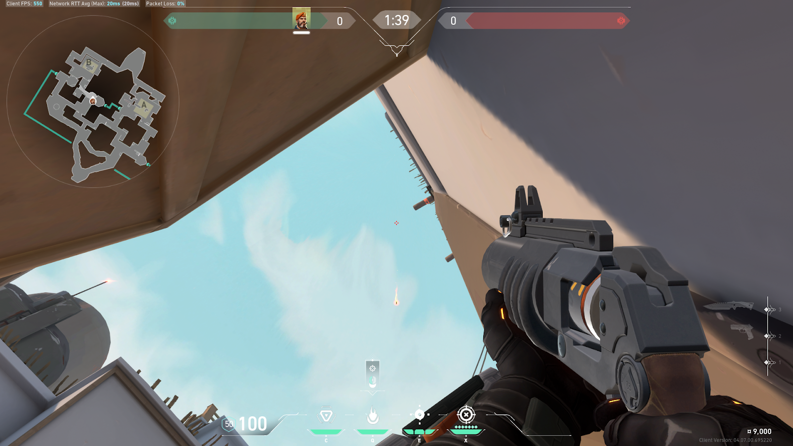 deny the defuse on the default plant spot on B