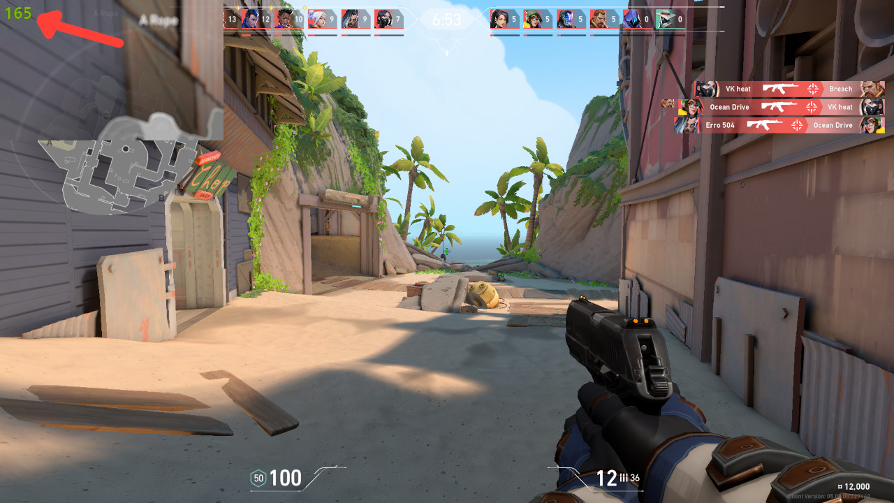 Show FPS in Valorant geforce demonstration