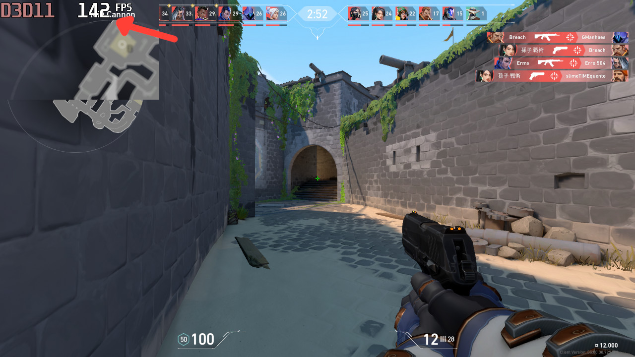 Show FPS in Valorant msi demonstration