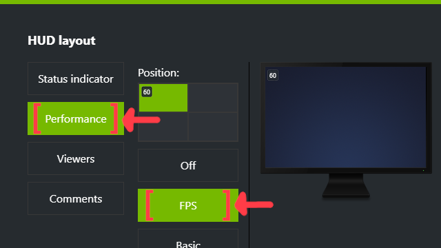 Show FPS in Valorant geforce performance