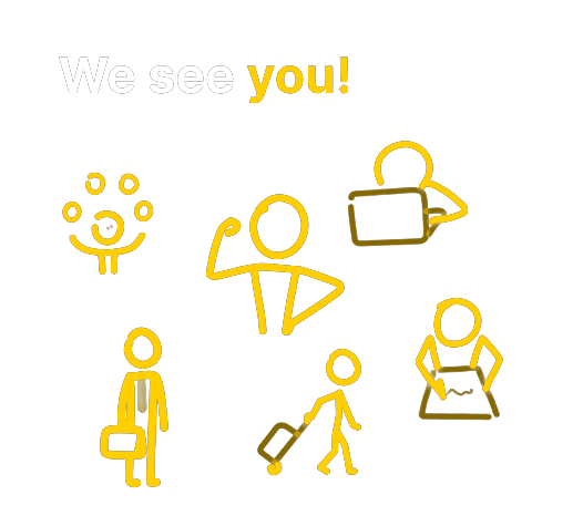 AtomPay Graphic for We See You Hustler
