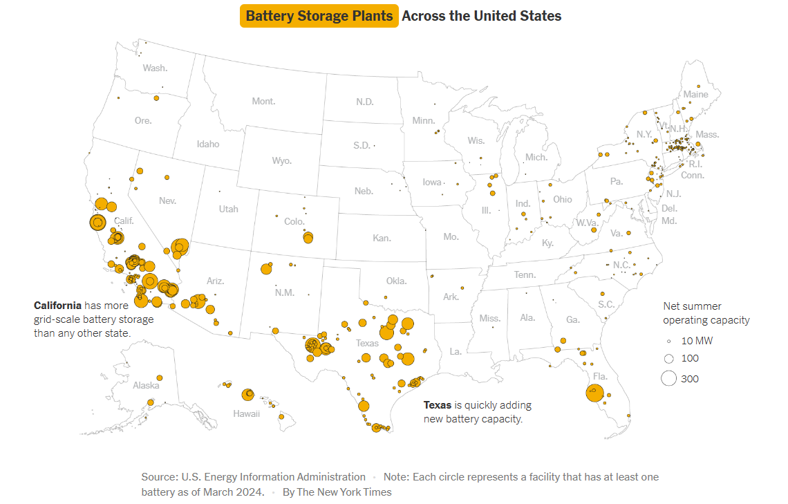 A map of the united states with orange dotsDescription automatically generated