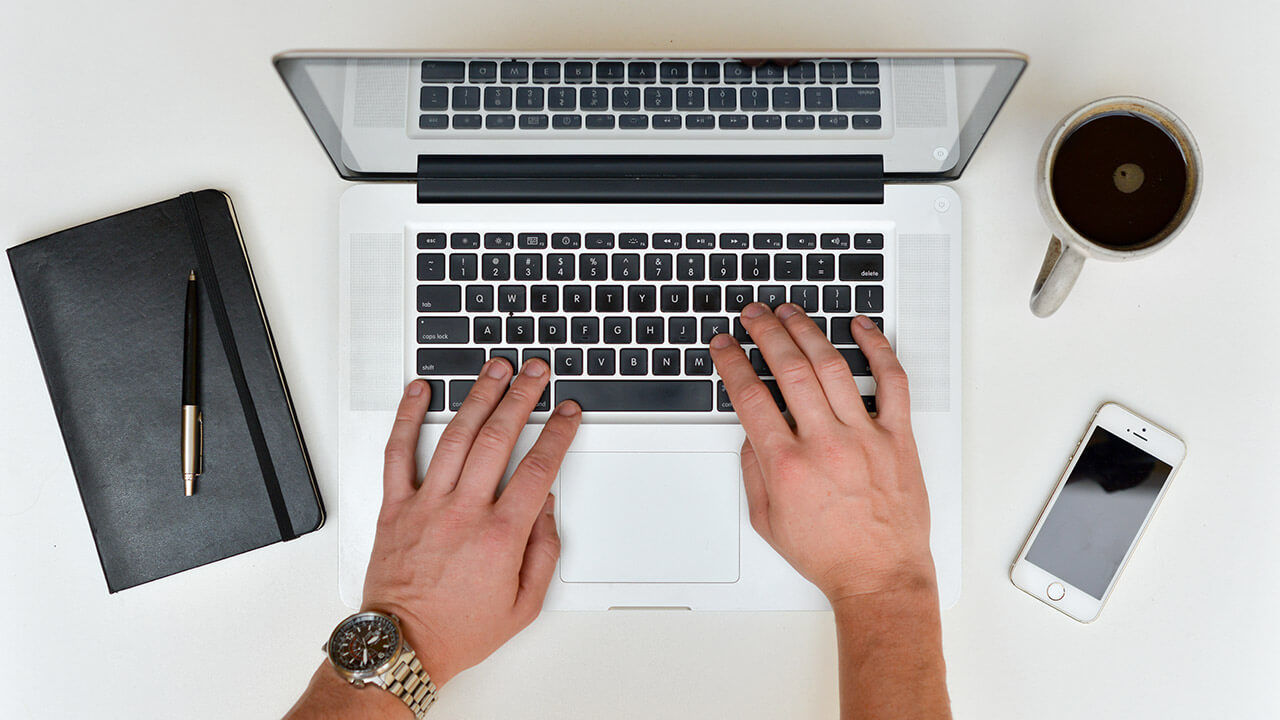 Freelancers working on laptop