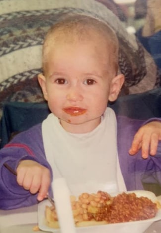 Mollie as a kid