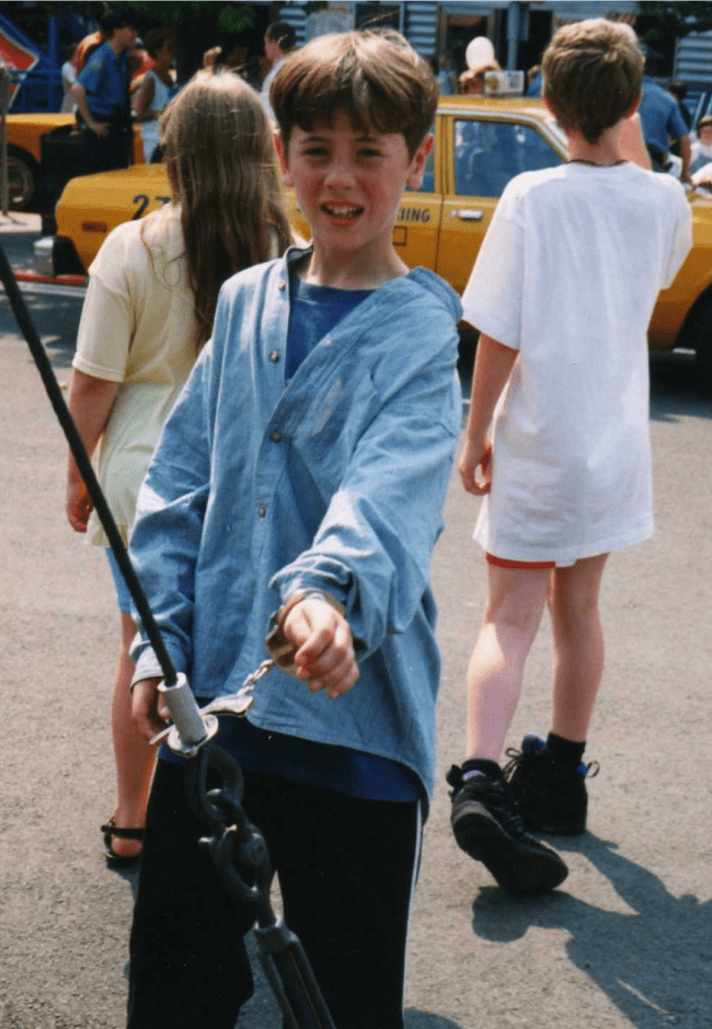 Shane Ogley as a kid