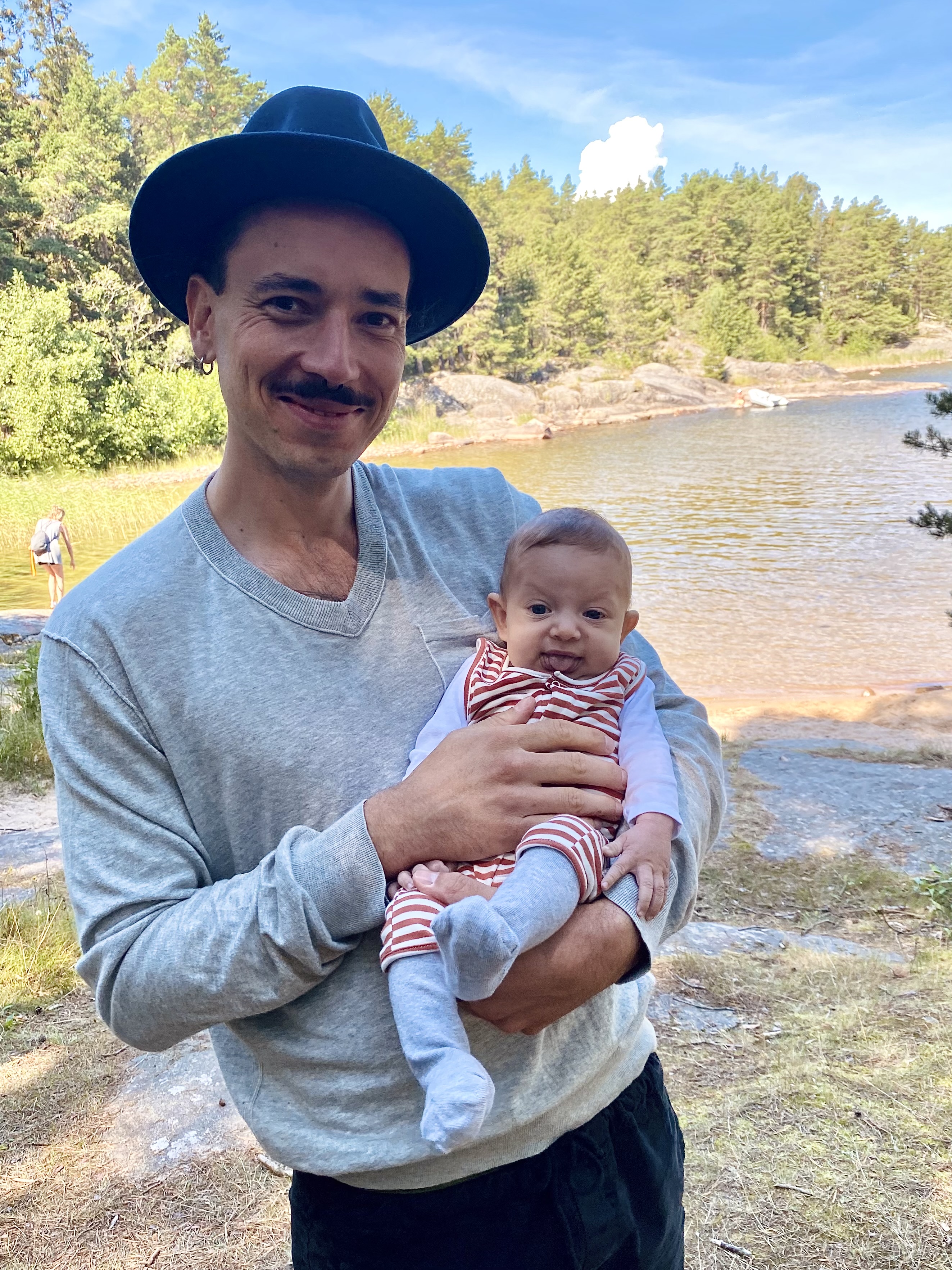 Lennart and his daughter