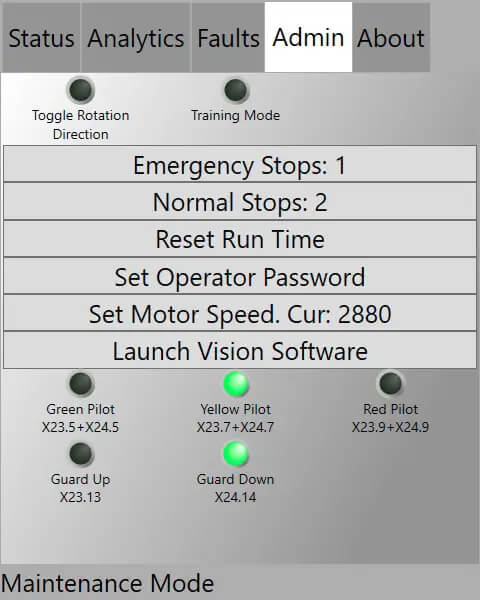 Admin Tab