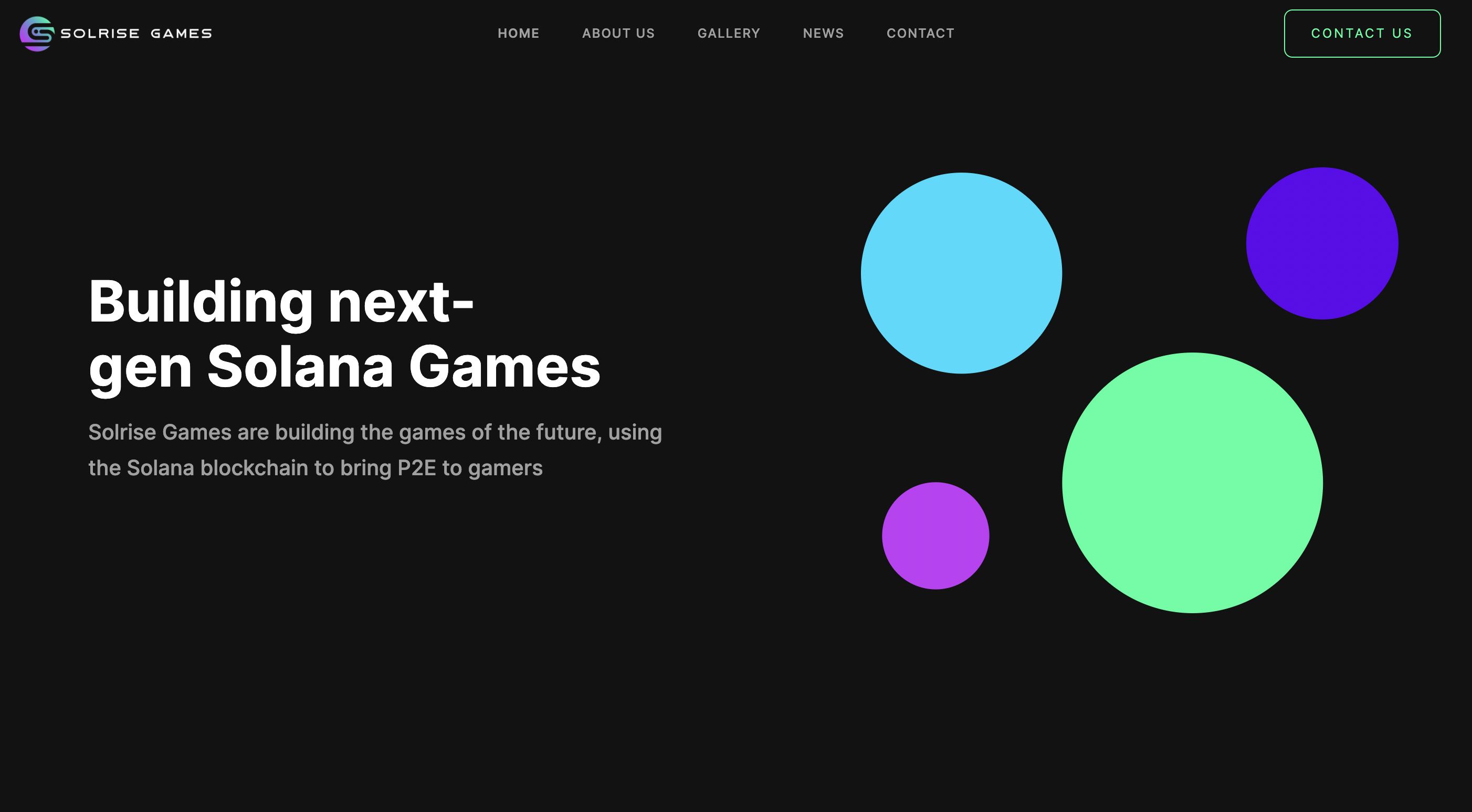 Solrise Games - Solana-based MMORPG Development Company