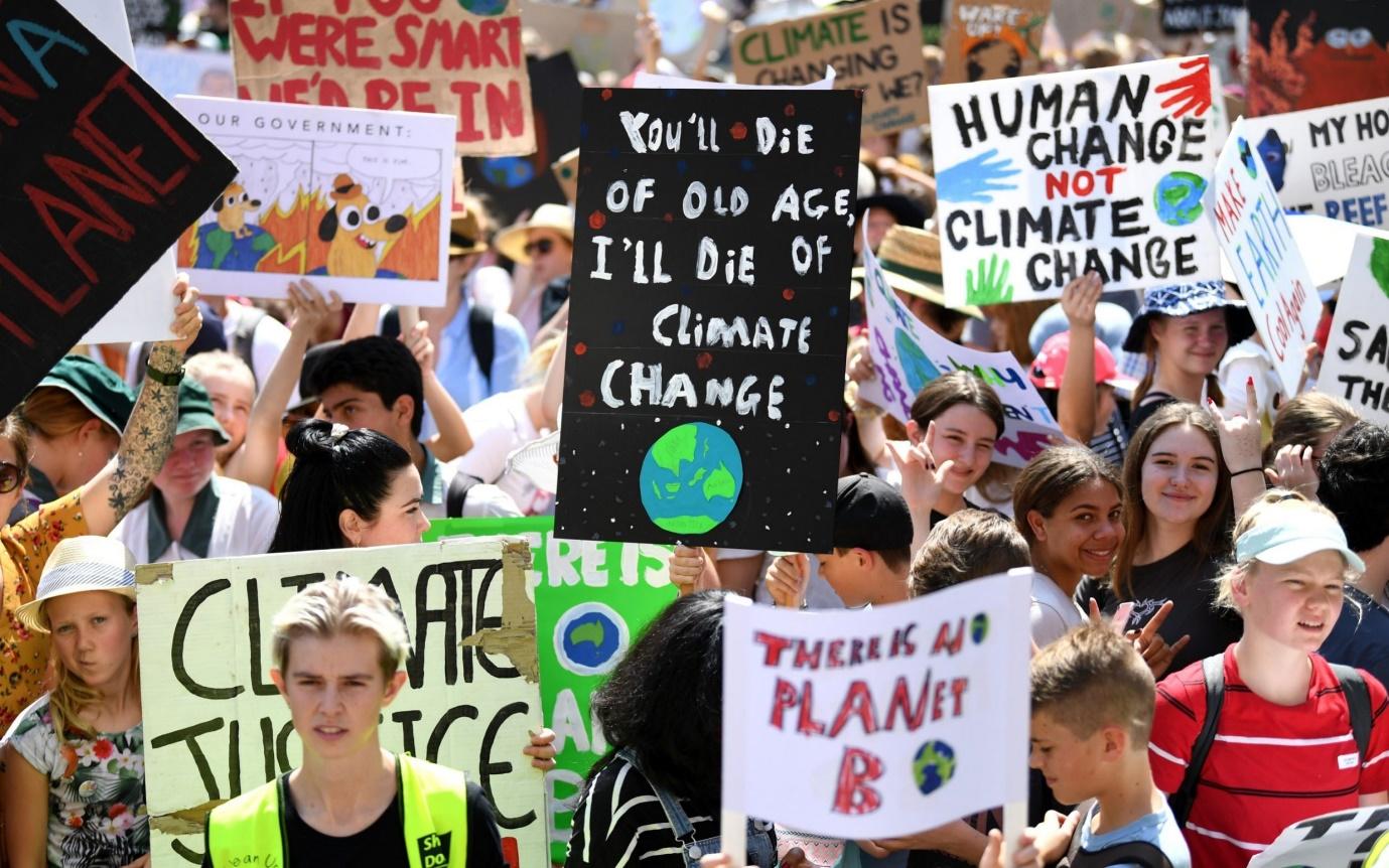 Gen Z Protest Climate Change 