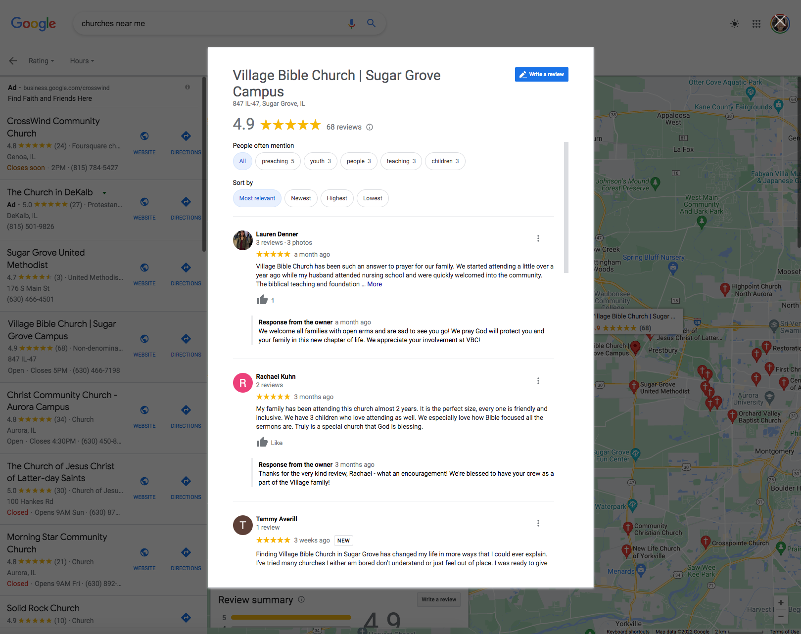 google reviews and how they can drive growth to your church
