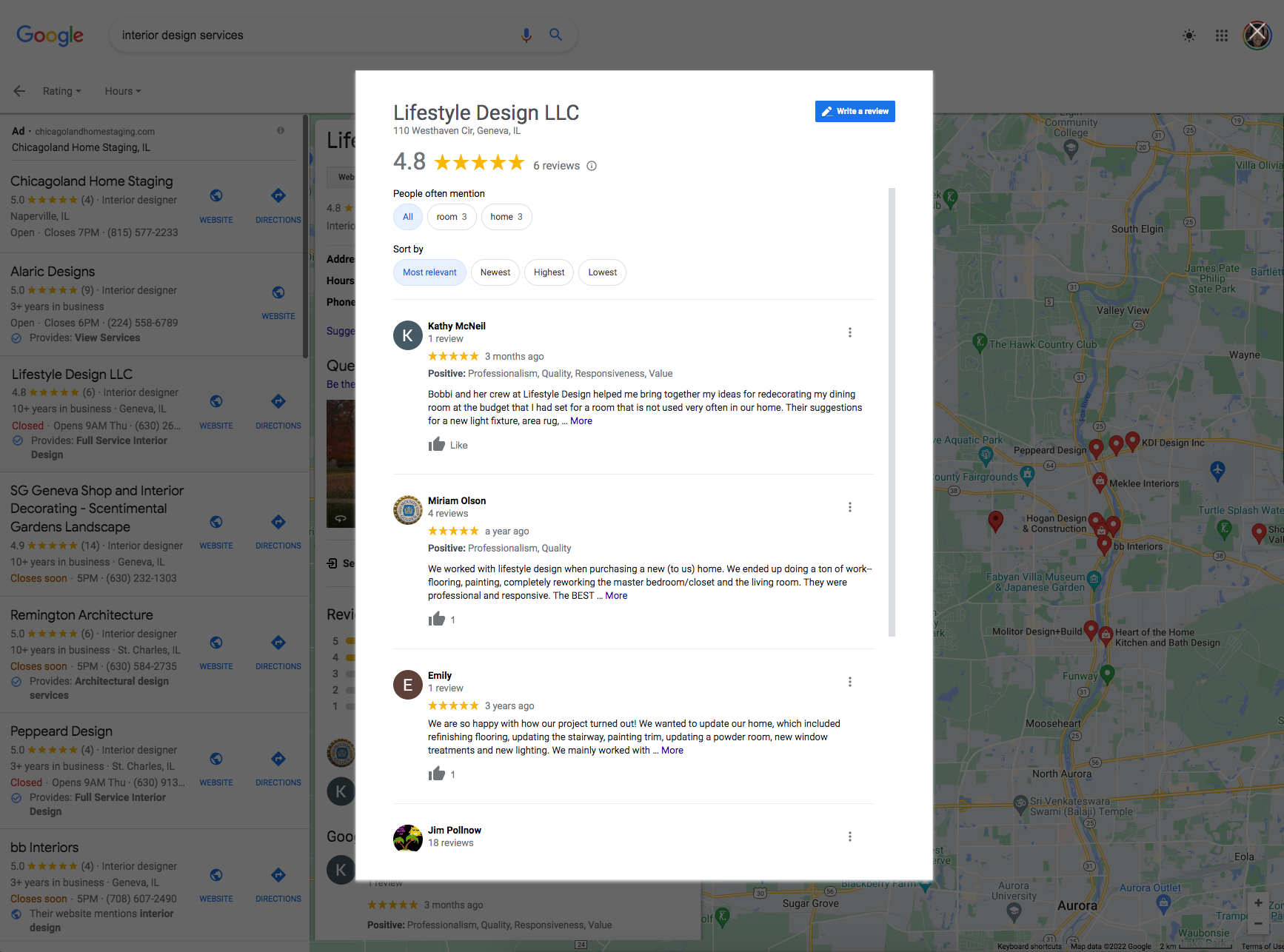 online reviews on google can drive business