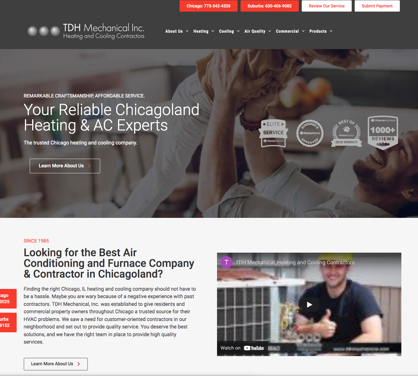 hvac marketing website