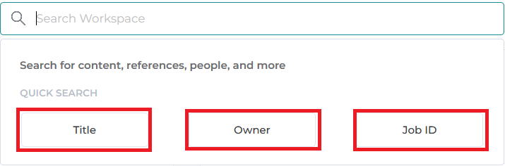 Workspace Search