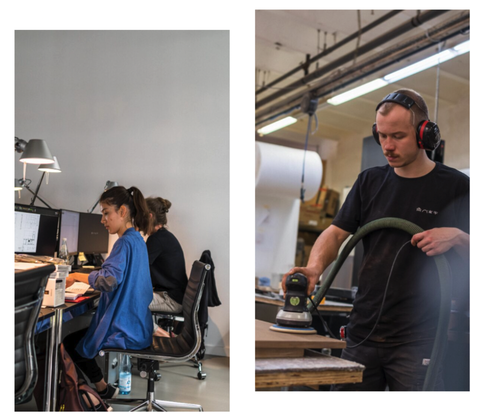 Raumstation Friends Simon Meinberg Karriere Planungsbüro Architekt Möbelbau Einbauschrank Team Büro Berlin Tischlerei Handwerker RTL Logo