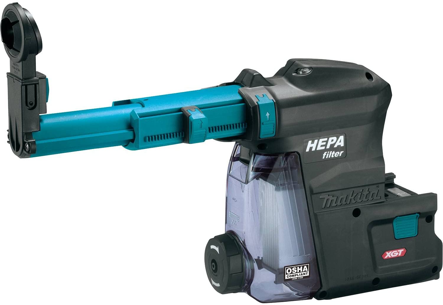 Sistema Di Estrazione Polvere Makita DX06 - Per Martello Rotante DHR242, Filtro HEPA