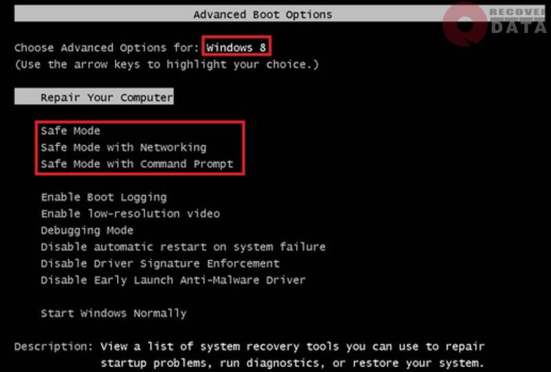 cach xu ly may tinh khoi dong khong len voi to hop phim F8